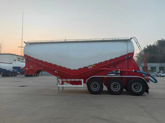3 Axle Bulk Cement Trailer 10000 Gallons 36 Cubic Meters Fly Ash Trailer