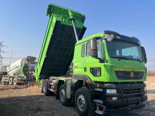 Sinotruk Howo 8x4 Dump Truck Tipper 440hp 35 Ton Used Dump Trailer Big Capacity Box