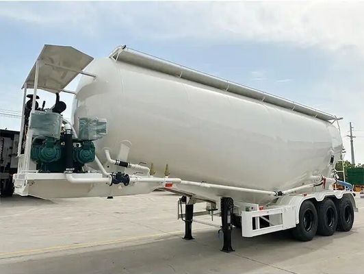 53 सीबीएम वी प्रकार थोक सीमेंट पाउडर टैंक ट्रेलर थोक सीमेंट टैंक अर्ध ट्रेलर / सूखी पाउडर टैंकर ट्रक