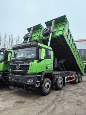 SHACMAN भारी ट्रक Delong X5000 550 हॉर्स पावर 8X4 8.8m डंप ट्रक